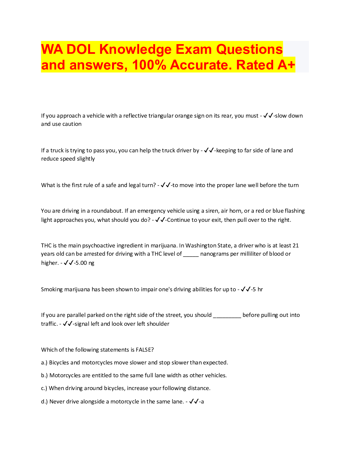 FCCLA Test Questions & Answers Browsegrades